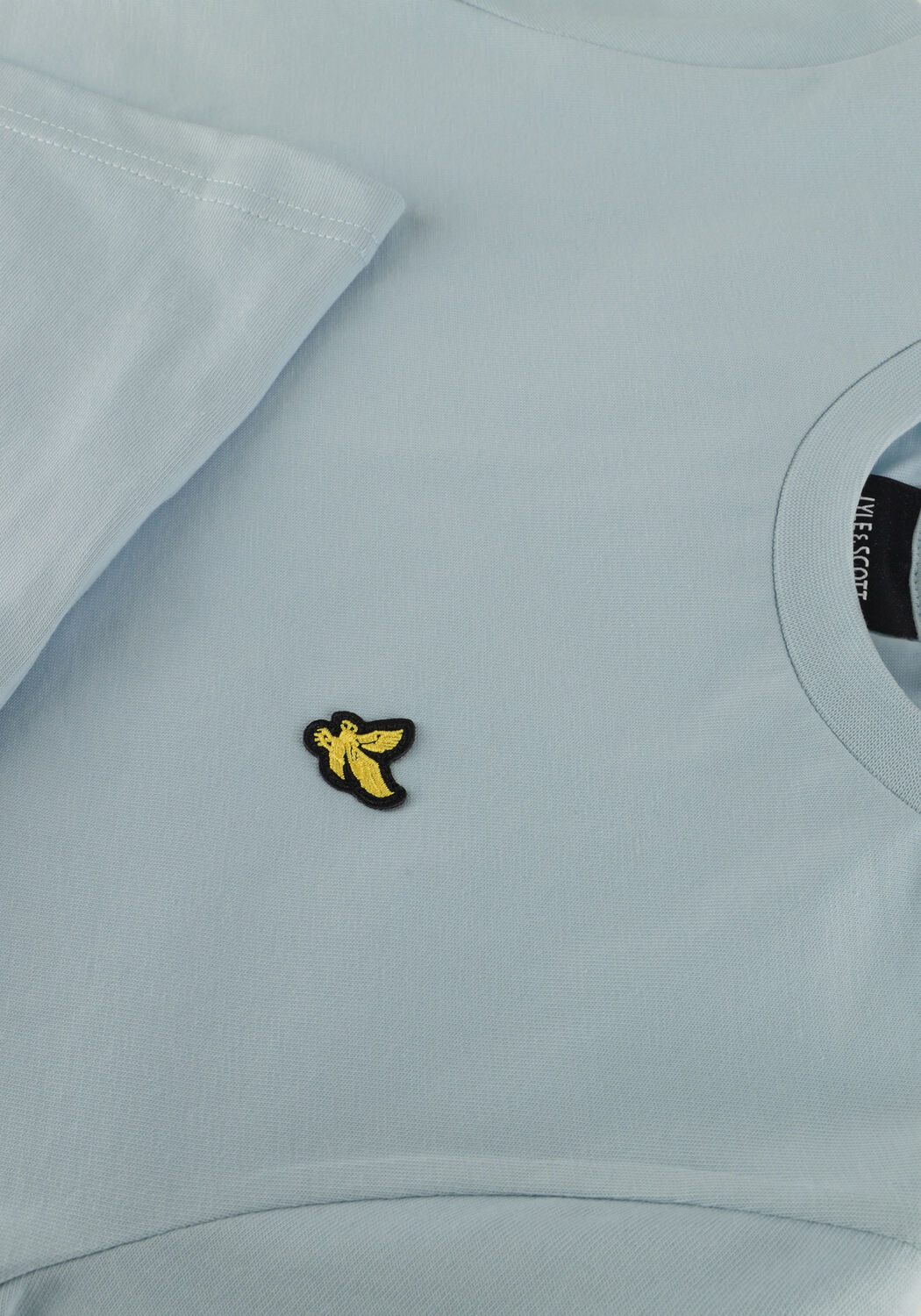 Lichtblauwe LYLE & SCOTT T-shirt PLAIN T-SHIRT - large