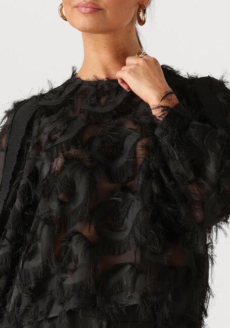 Zwarte CO'COUTURE Blouses SYRACC STRUCTURE BLOUSE - large