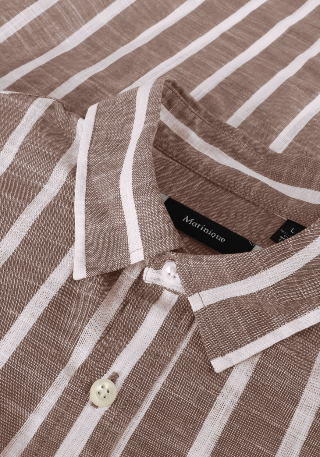 Bruine MATINIQUE Casual overhemd MACHRISTALDO - large