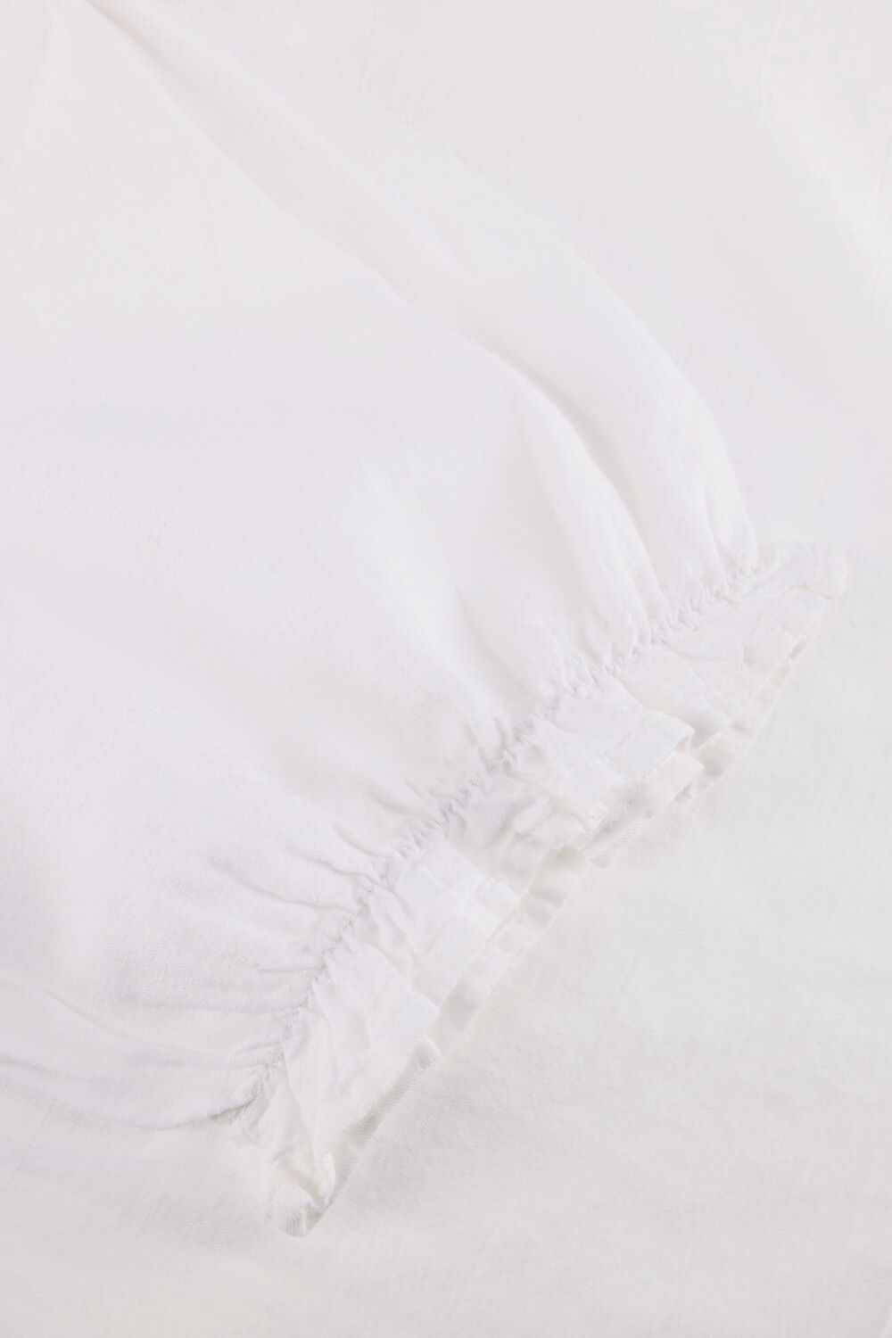 Witte NEO NOIR Top ODESA LINEN BLOUSE - large