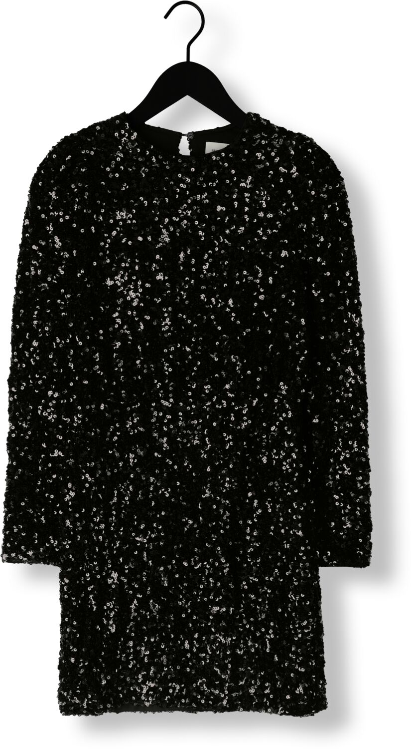 SELECTED FEMME Dames Jurken Slfcolyn Ls Short Sequins Dress Zwart