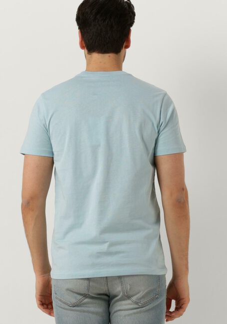 Lichtblauwe PS PAUL SMITH Polo MENS SLIM FIT SS TSHIRT ZEBRA BADGE - large