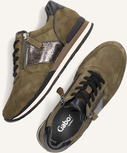 Groene GABOR Lage sneakers 364 Groene GABOR Lage sneakers 364 - large