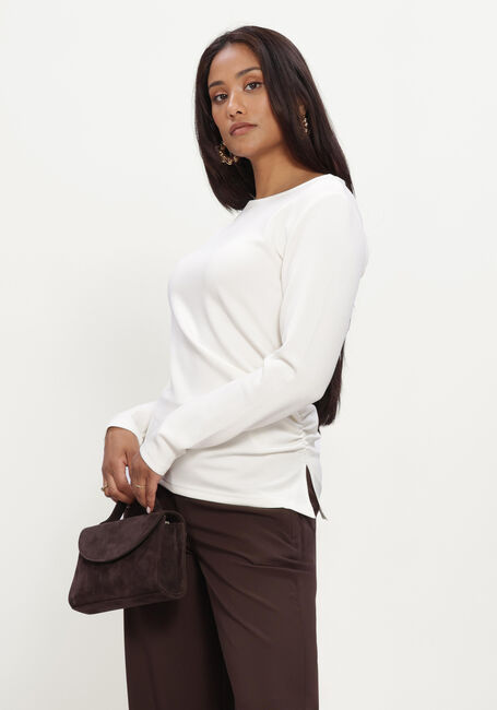 Gebroken wit MY ESSENTIAL WARDROBE Blouses MWHELLE ASYMMETRIC BLOUSE - large