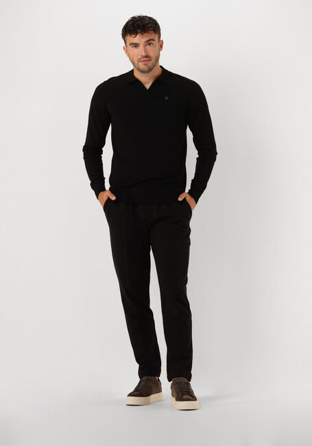 Zwarte PUREWHITE Trui KNITTED LONGSLEEVE WITH SPECIAL COLLAR - large