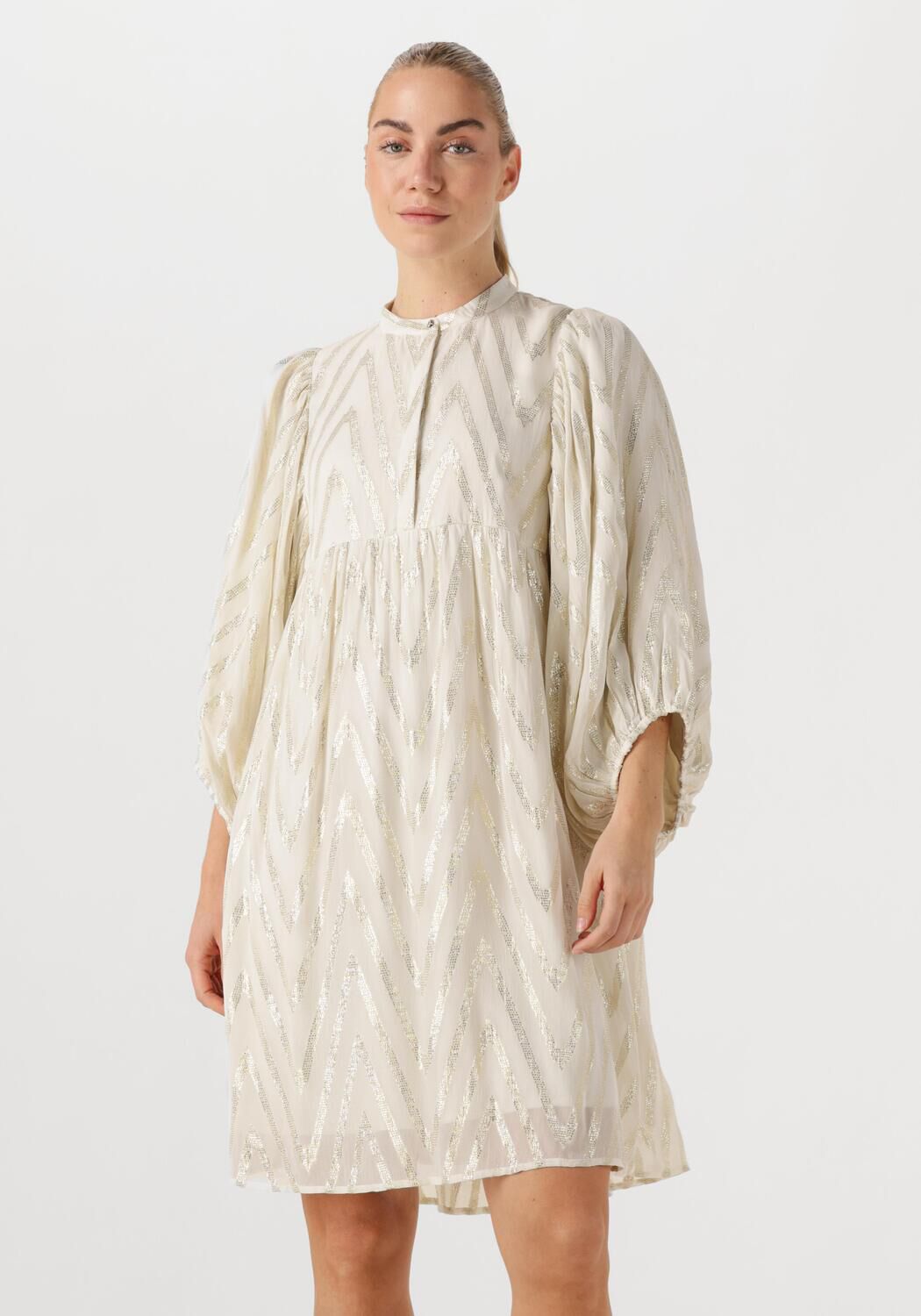 BRUUNS BAZAAR Dames Jurken Sarina Dress Gebroken Wit