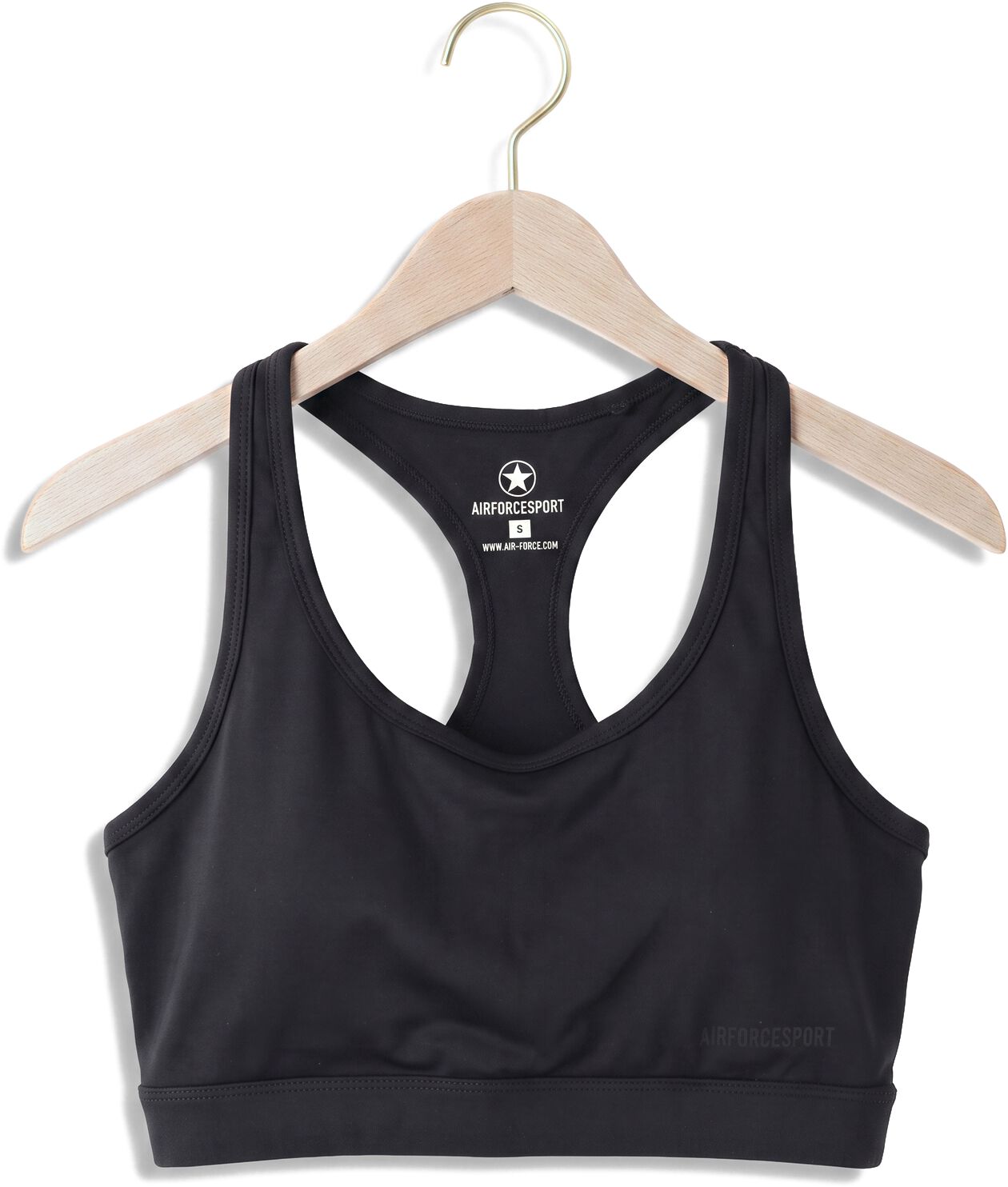 Airforce Dames Tops & T-shirts Avery Sports Bra - Zwart, foto 2