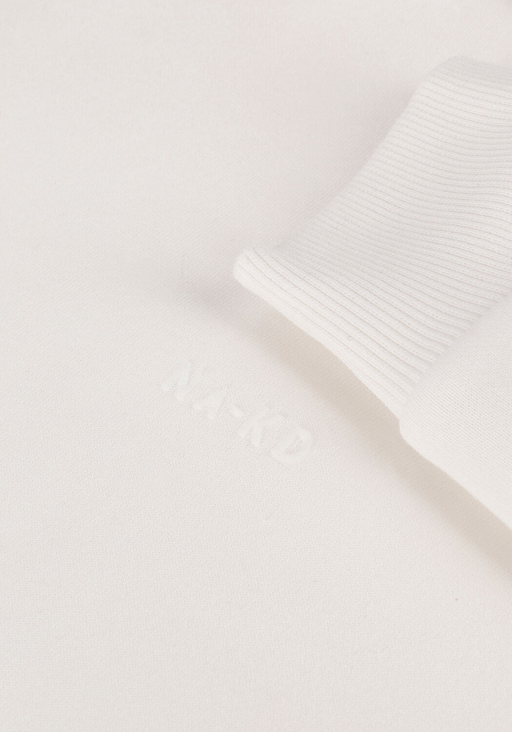 Gebroken wit NA-KD Sweater TONE IN TONE HOODIE - large