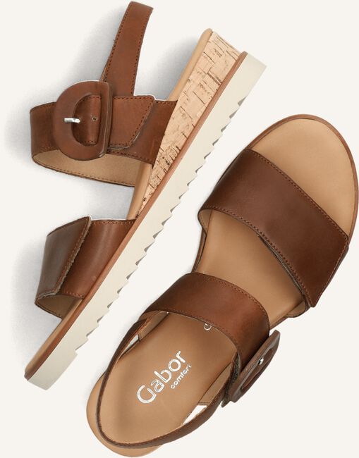 Camel GABOR Platte sandalen 752 Camel GABOR Platte sandalen 752 - large