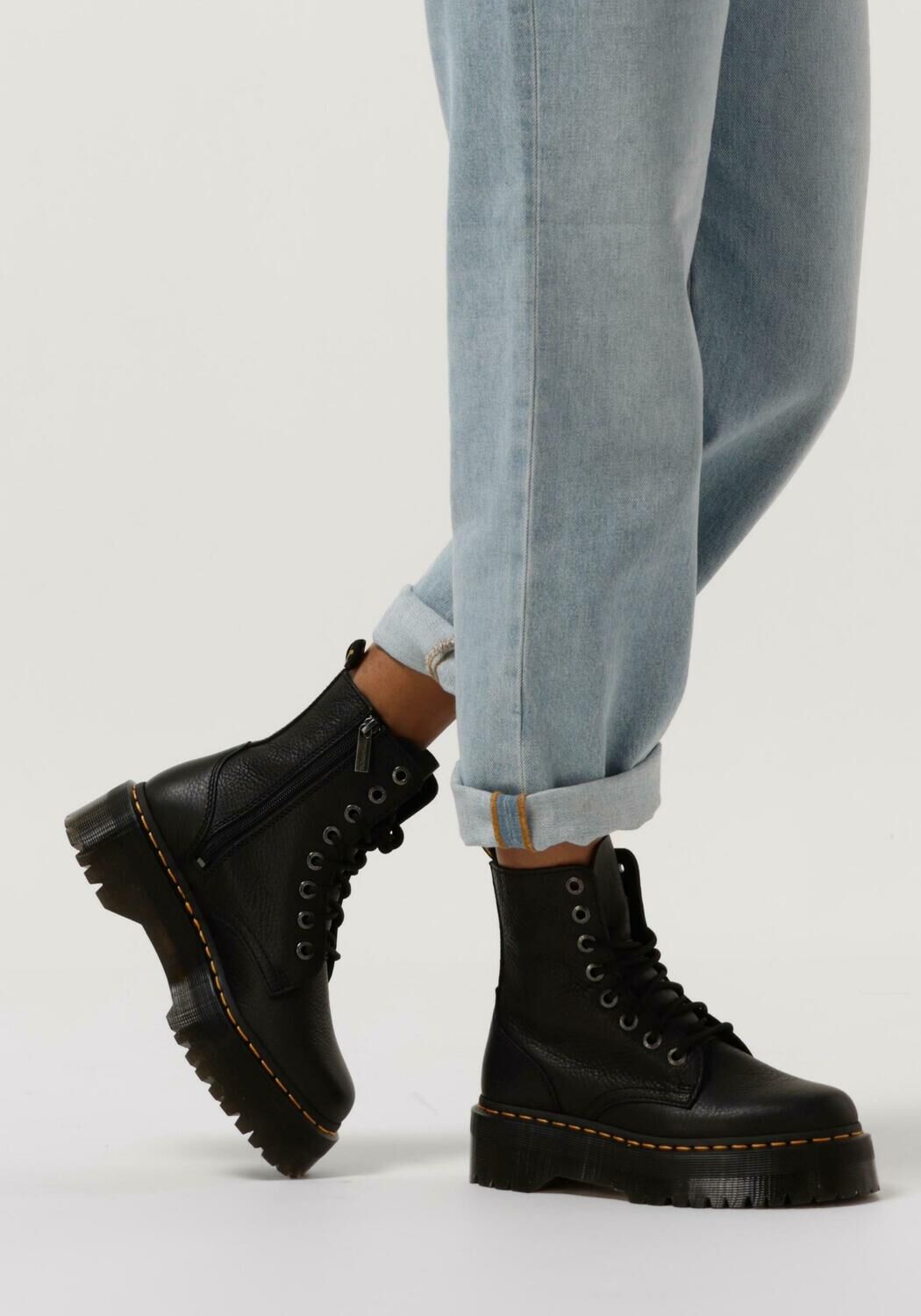 Dr martens rits hot sale zijkant