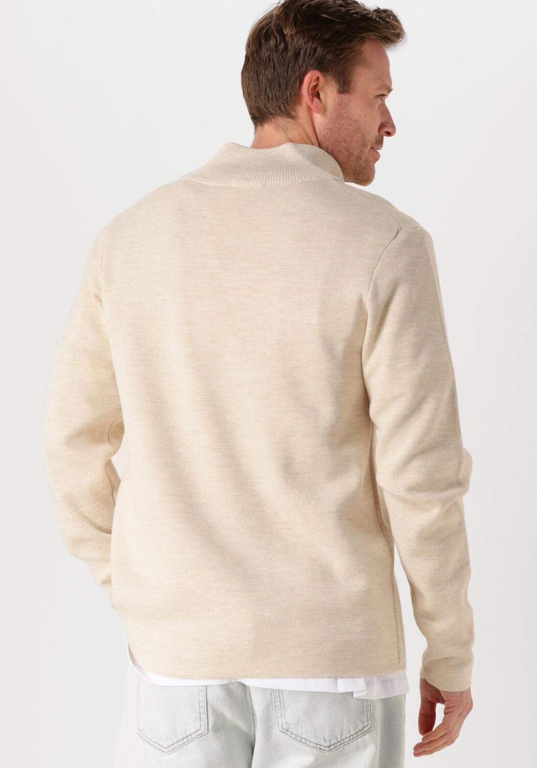 THE GOODPEOPLE Heren Truien & Vesten Kamark Beige