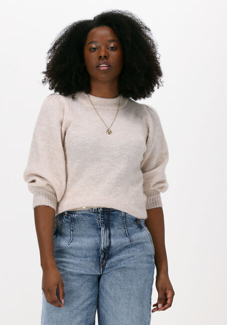 Zand SELECTED FEMME Trui LULU 3/4 KNIT O-NECK - large