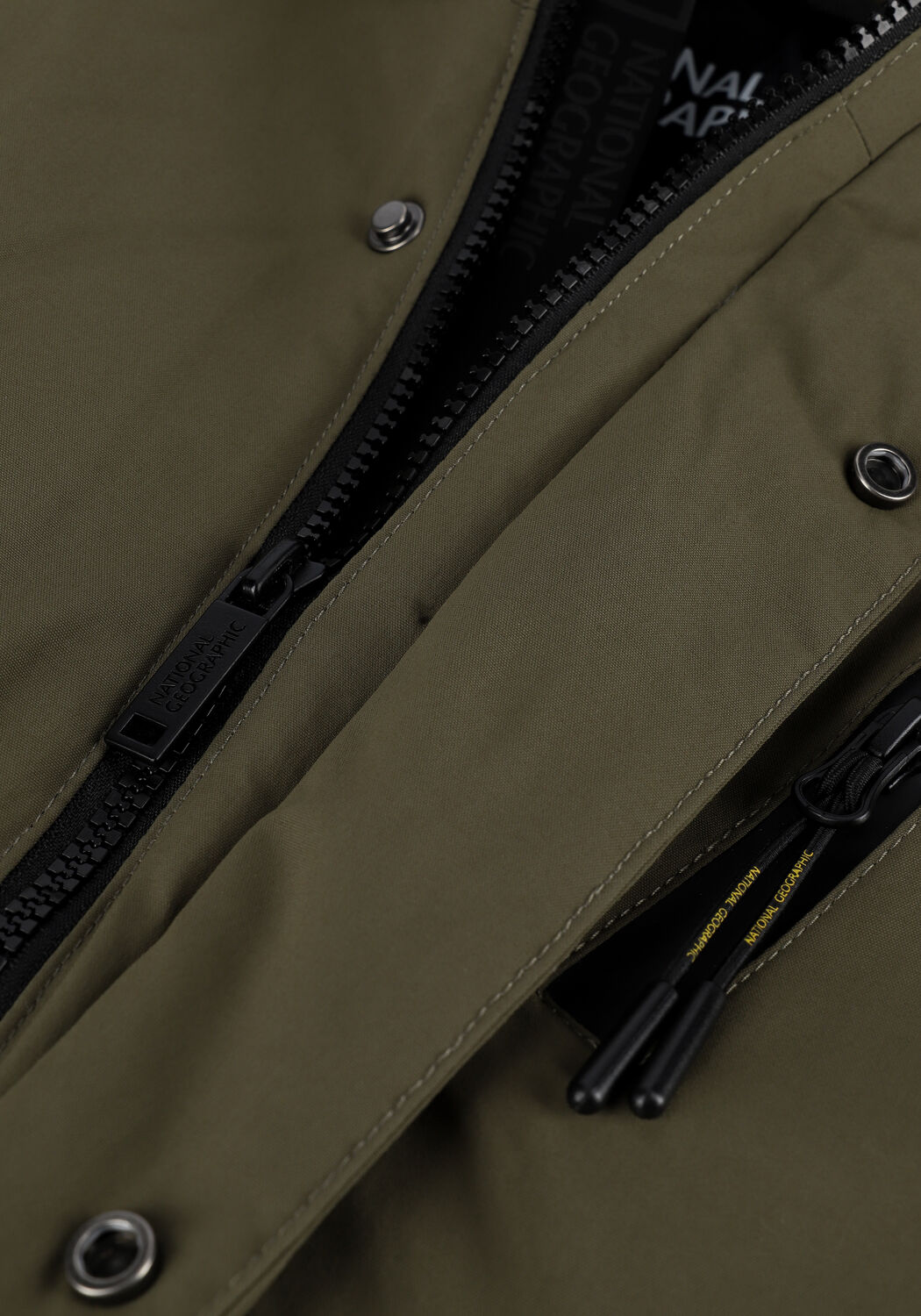 Olijf NATIONAL GEOGRAPHIC Parka's HOODED COAT - large