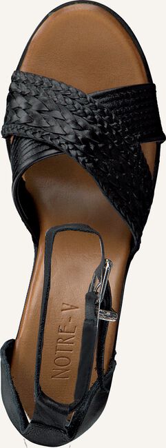 Zwarte NOTRE-V Platte sandalen 142024 Zwarte NOTRE-V Platte sandalen 142024 - large