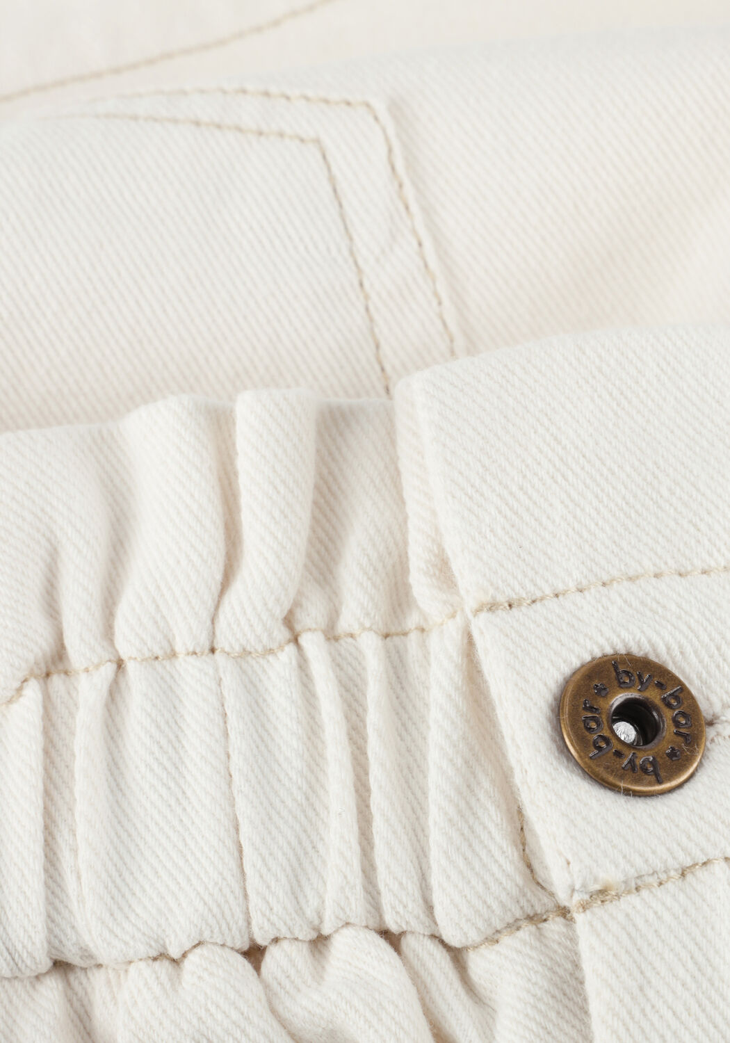 Ecru BY-BAR Korte broek LEON TWILL SHORT - large