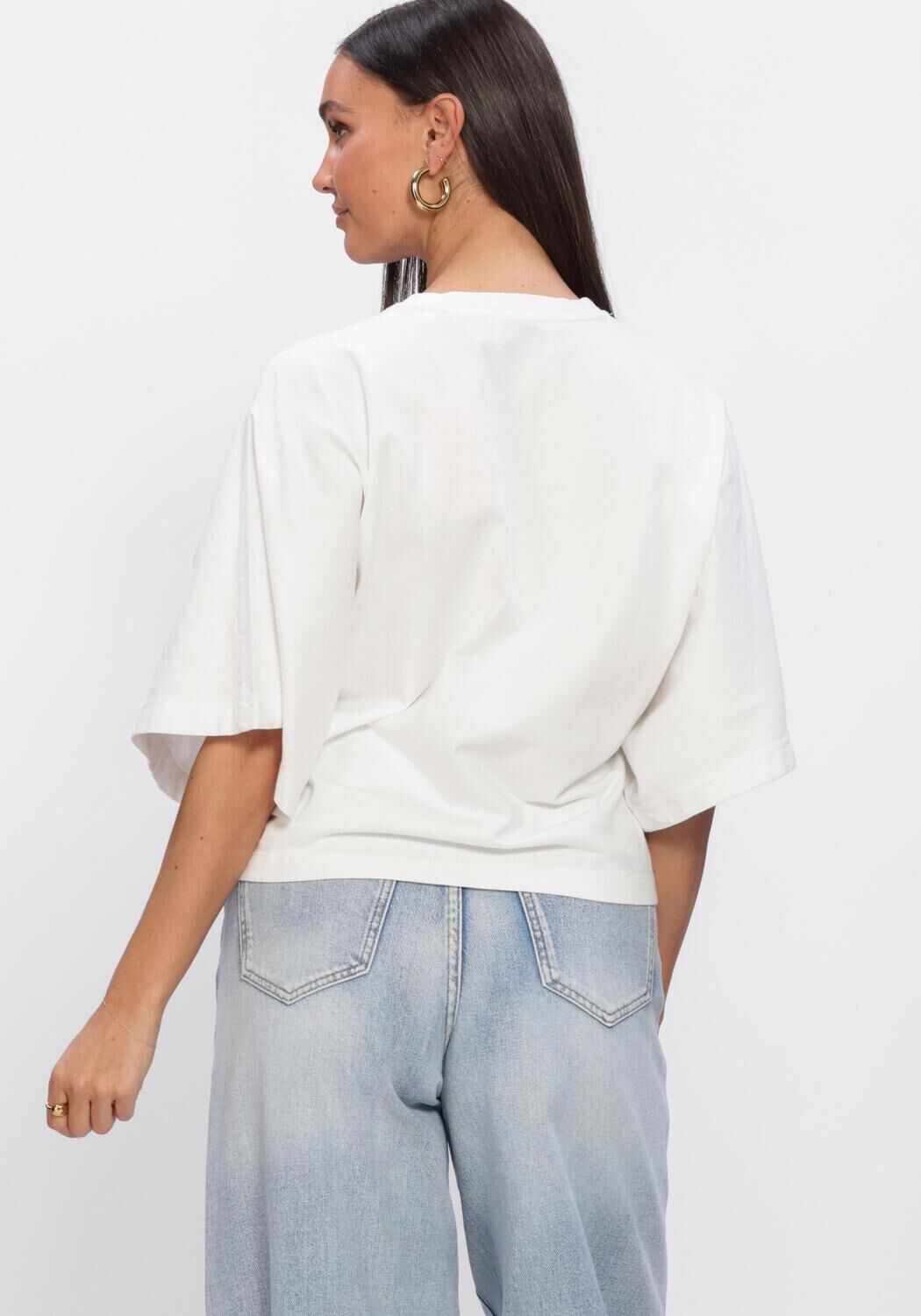 Witte CATWALK JUNKIE T-shirt BATSLEEVE TSHIRT - large