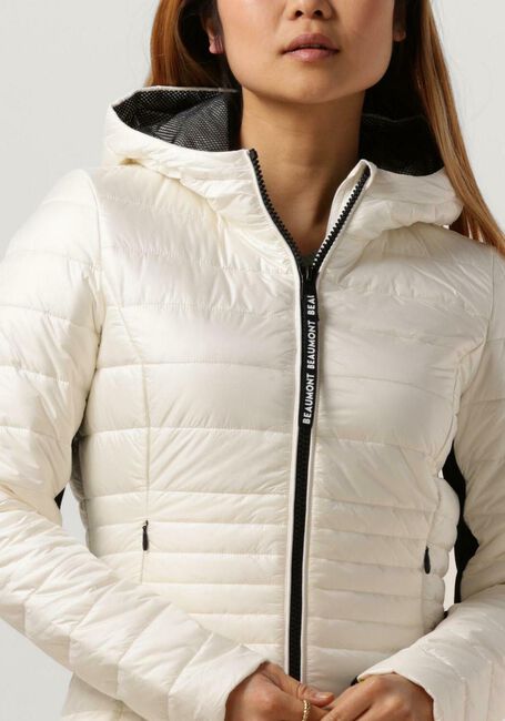 Witte BEAUMONT Gewatteerde jas SPORTY PADDED JACKET - large