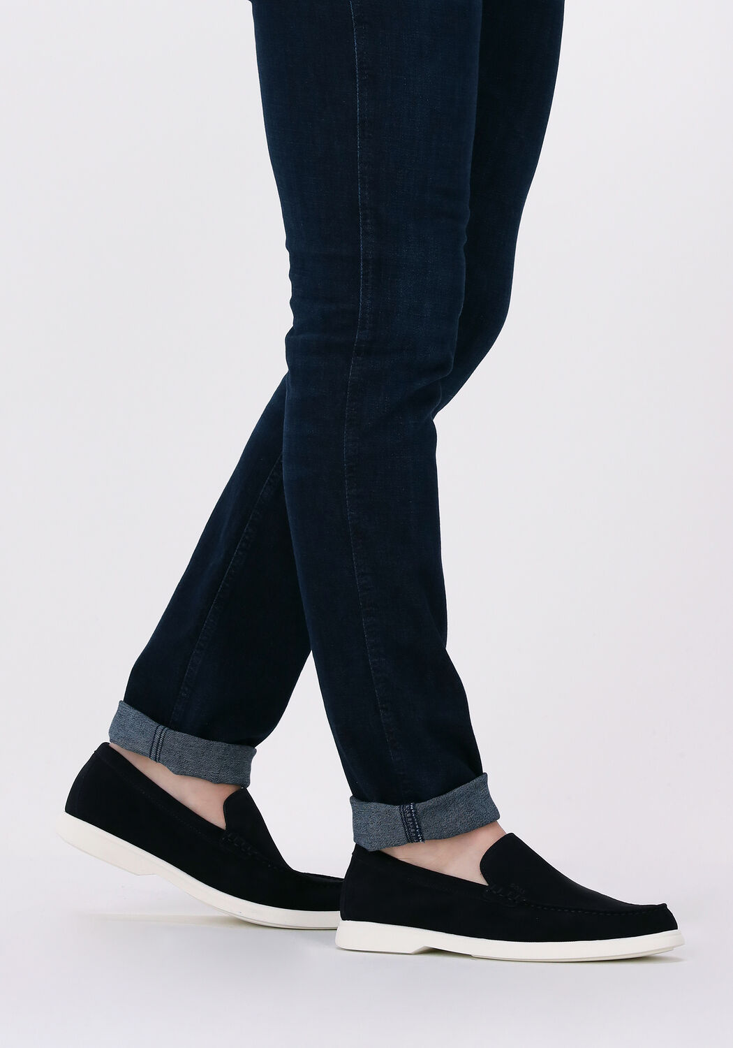 Blauwe BOSS Loafers SIENNE MOCC - large