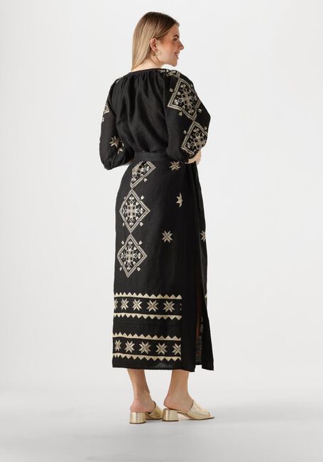 Zwarte GREEK ARCHAIC KORI Maxi jurk 230652 - large