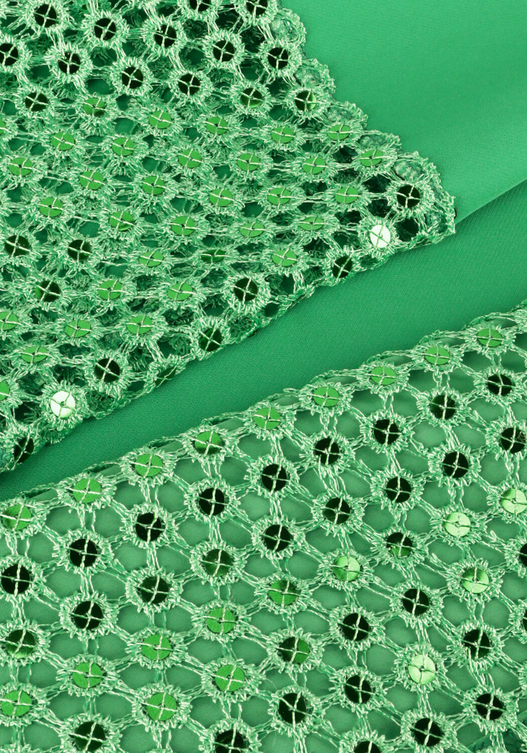 Groene ANA ALCAZAR Mini jurk MIX DRESS - large