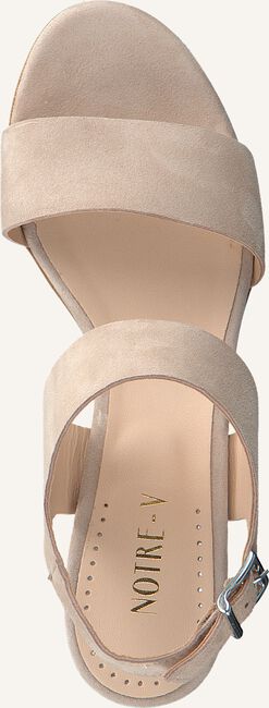Beige NOTRE-V Platte sandalen 051- 515 Beige NOTRE-V Platte sandalen 051- 515 - large