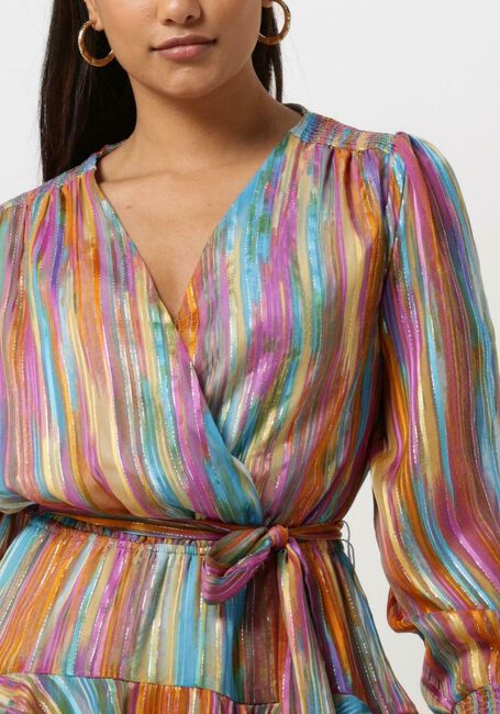 Multi NEO NOIR Mini jurk DENNIE BLURRED STRIPE DRESS - large