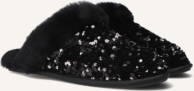 Zwarte UGG Pantoffels W SCUFFETTE II CHUNKY SEQUIN Zwarte UGG Pantoffels W SCUFFETTE II CHUNKY SEQUIN - large