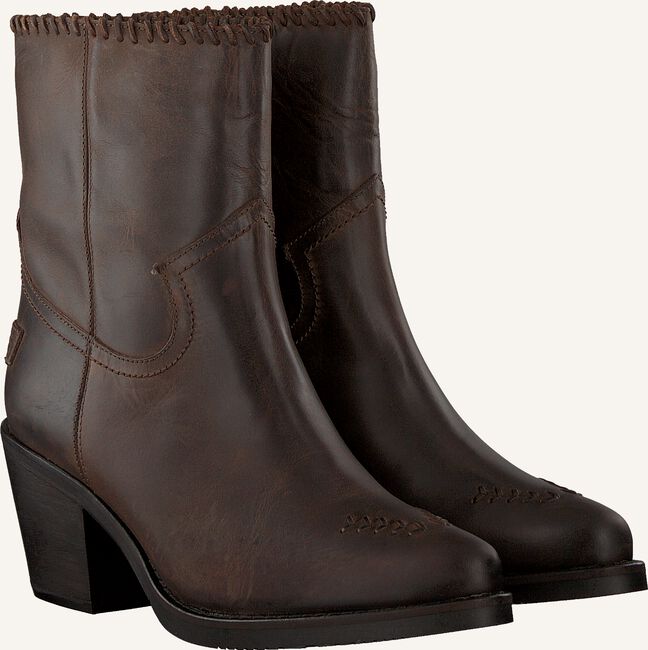 Bruine SHABBIES Enkellaarsjes 183020165 Bruine SHABBIES Enkellaarsjes 183020165 - large