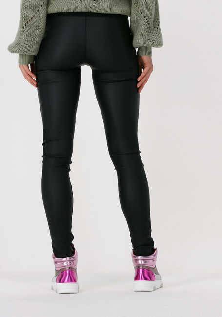 Zwarte OBJECT Legging OBJBELLE MW COATED LEGGINGS NO - large
