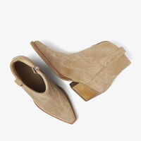 Beige VIA VAI Enkellaarsjes DO OLIVIA - medium