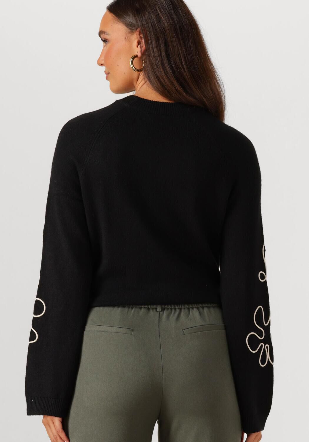 OBJECT Dames Truien & Vesten Objlaney Rubin Ls Pullover Zwart