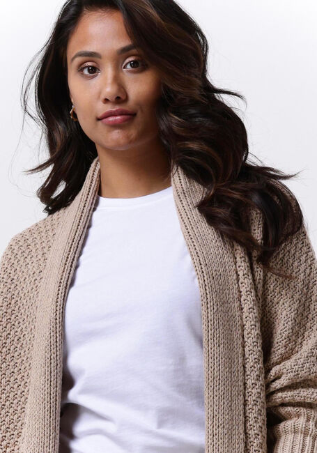 Beige SIMPLE Vest ICE KNIT-ECO-COT-22-3 - large