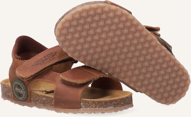 Cognac DEVELAB Platte sandalen 48209 Cognac DEVELAB Platte sandalen 48209 - large