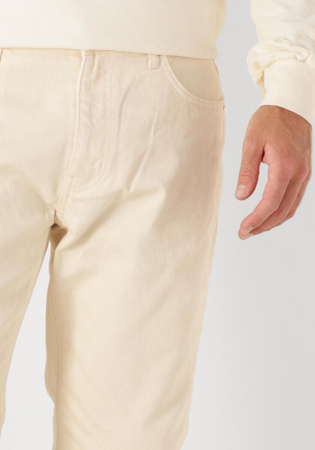 WOODBIRD Heren Jeans Wbdoc Twill Pant Ecru