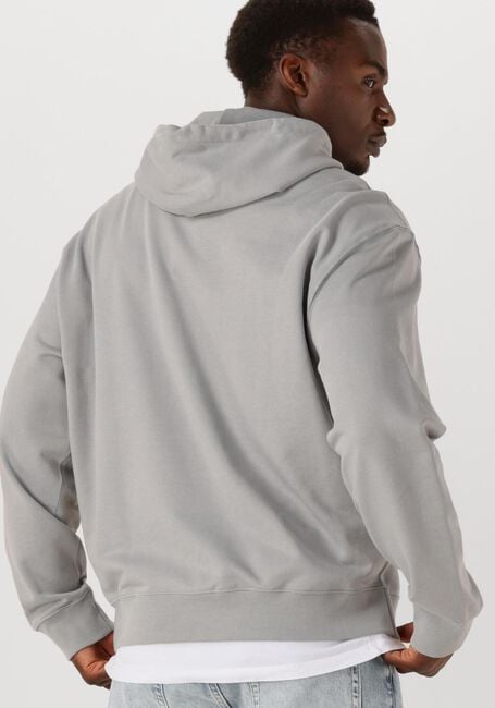 Grijze CALVIN KLEIN Sweater LS EU BADGE 350 TERRY HOODIE - large