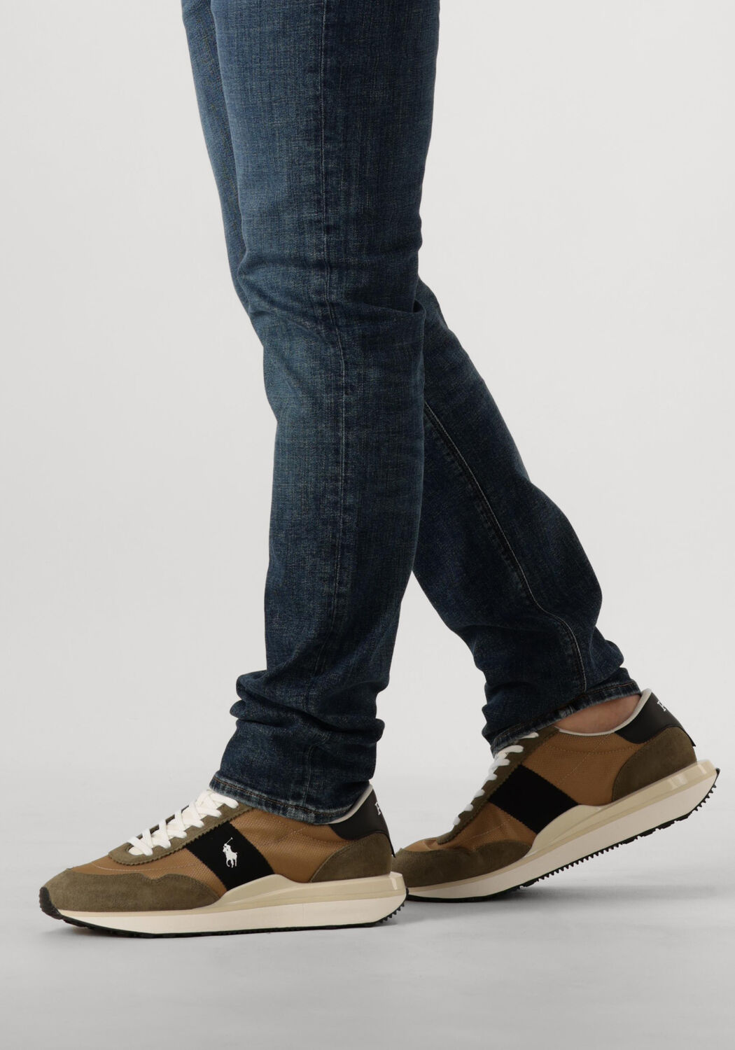 Beige POLO RALPH LAUREN Lage sneakers TRAIN 89 - large