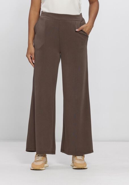 Bruine MY ESSENTIAL WARDROBE Wijde broek MWHELLE WIDE PANT - large