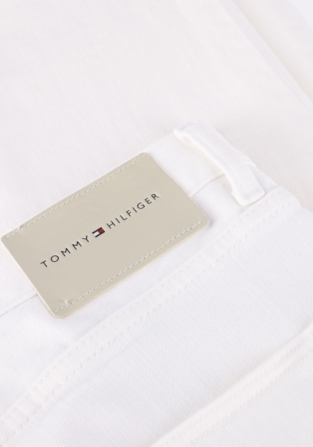 Witte TOMMY HILFIGER Straight leg jeans STRAIGHT DENTON PSTR WHITE - large