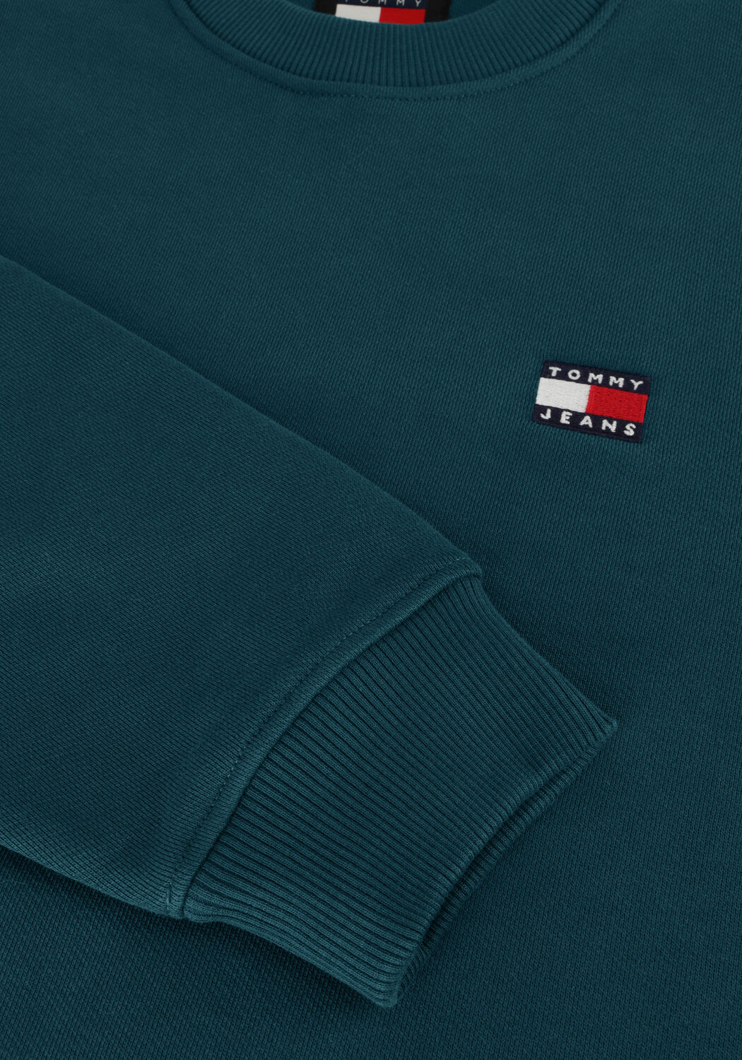 Blauwe TOMMY JEANS Trui TJM REG BADGE CREW EXT - large