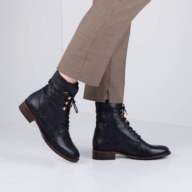 Zwarte FRED DE LA BRETONIERE Veterboots 184010025 Zwarte FRED DE LA BRETONIERE Veterboots 184010025 - large