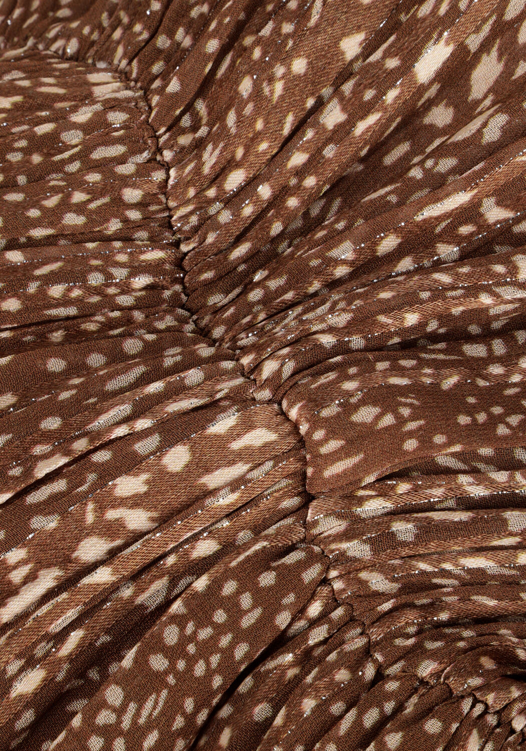 Bruine NOTRE-V Maxi jurk MAXI DRESS NV-ALIX - large