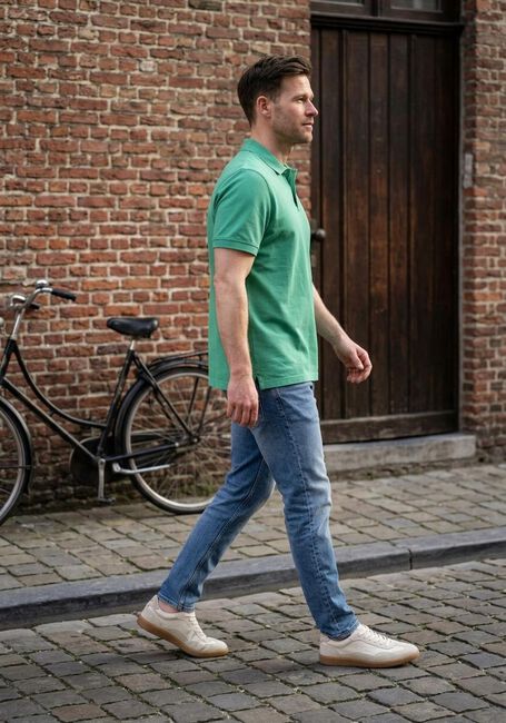 Groene TOMMY JEANS Polo TJM REG ESS POLO EXT - large