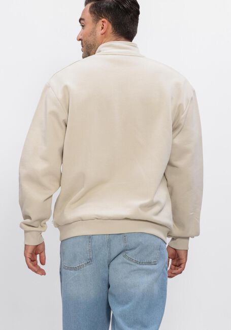 Beige LES DEUX Sweater CREW HALF-ZIP SWEATSHIRT - large