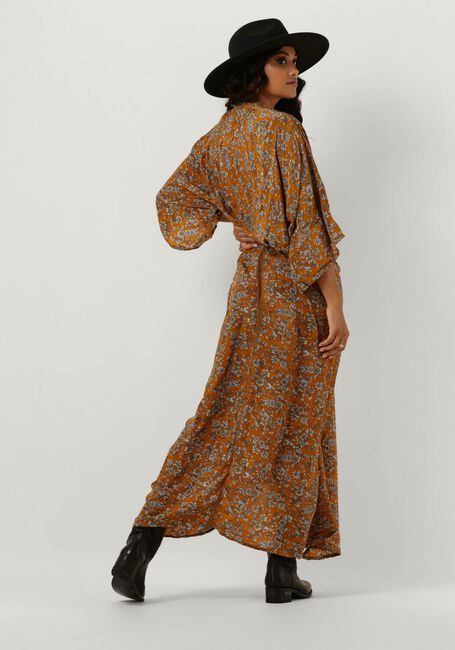 Gele SISSEL EDELBO Maxi jurk JUNO DRESS MAXI - large
