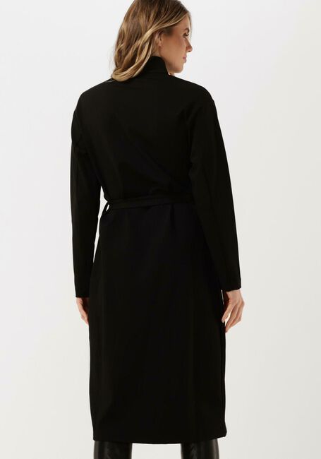 Zwarte SIMPLE Midi jurk EEF JER-RAYON-22-3 - large