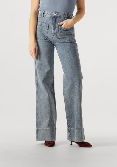 Lichtblauwe IBANA Wide jeans PENDAN - large