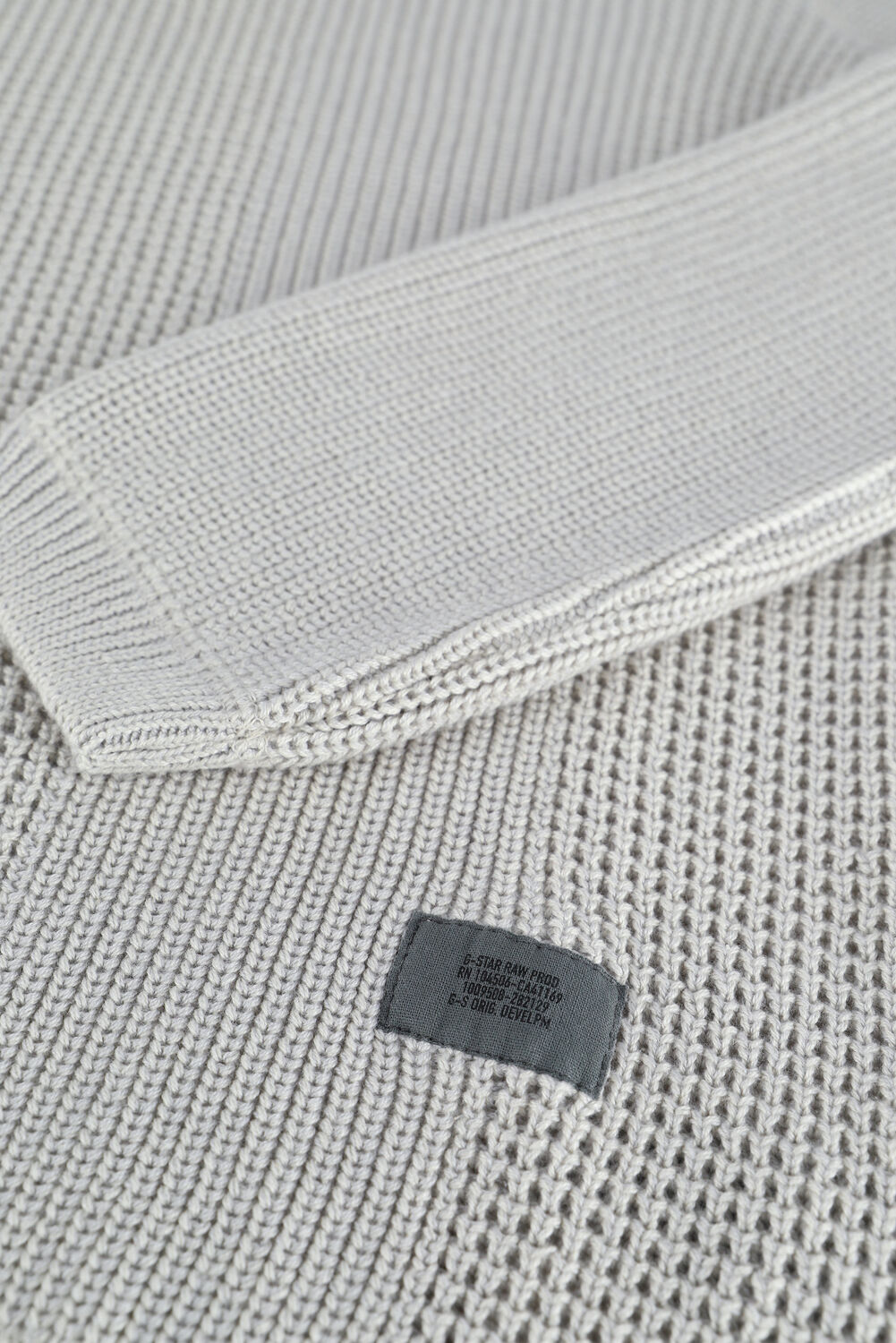 Gebroken wit G-STAR RAW Trui C259 - COTTON TONE FUSION KNIT - large