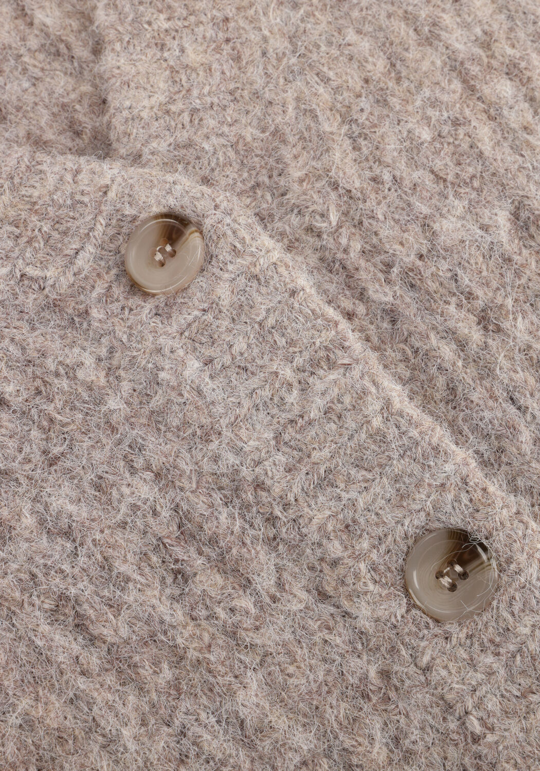 Beige CO'COUTURE Vest CHARLIE V CARDIGAN - large