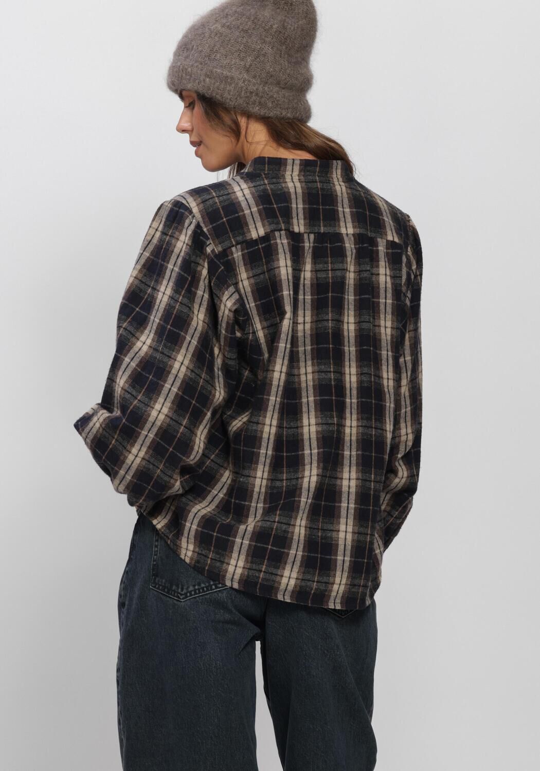 Multi BY-BAR Blouses JAGGER CHECK BLOUSE - large