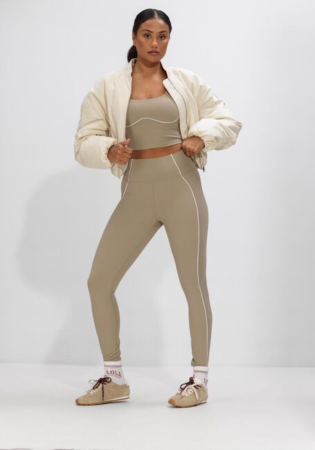 Khaki THE LOLA CLUB Legging ALMA LEGGING - large